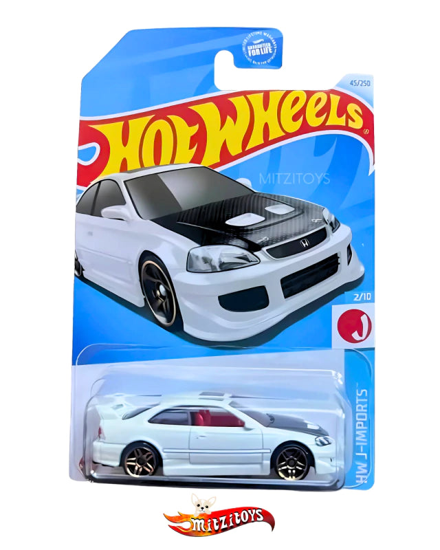 Honda Civic Si Blanco - Hot Wheels Basico - J-Imports