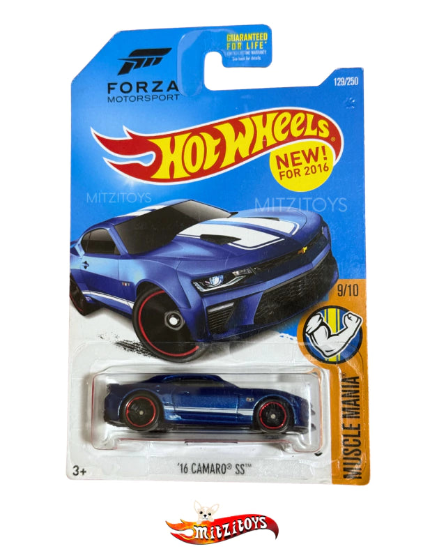 '16 Camaro SS - Hot Wheels Azul Llanta Roja- Muscle Mania (9/10) - Forza Motorsport