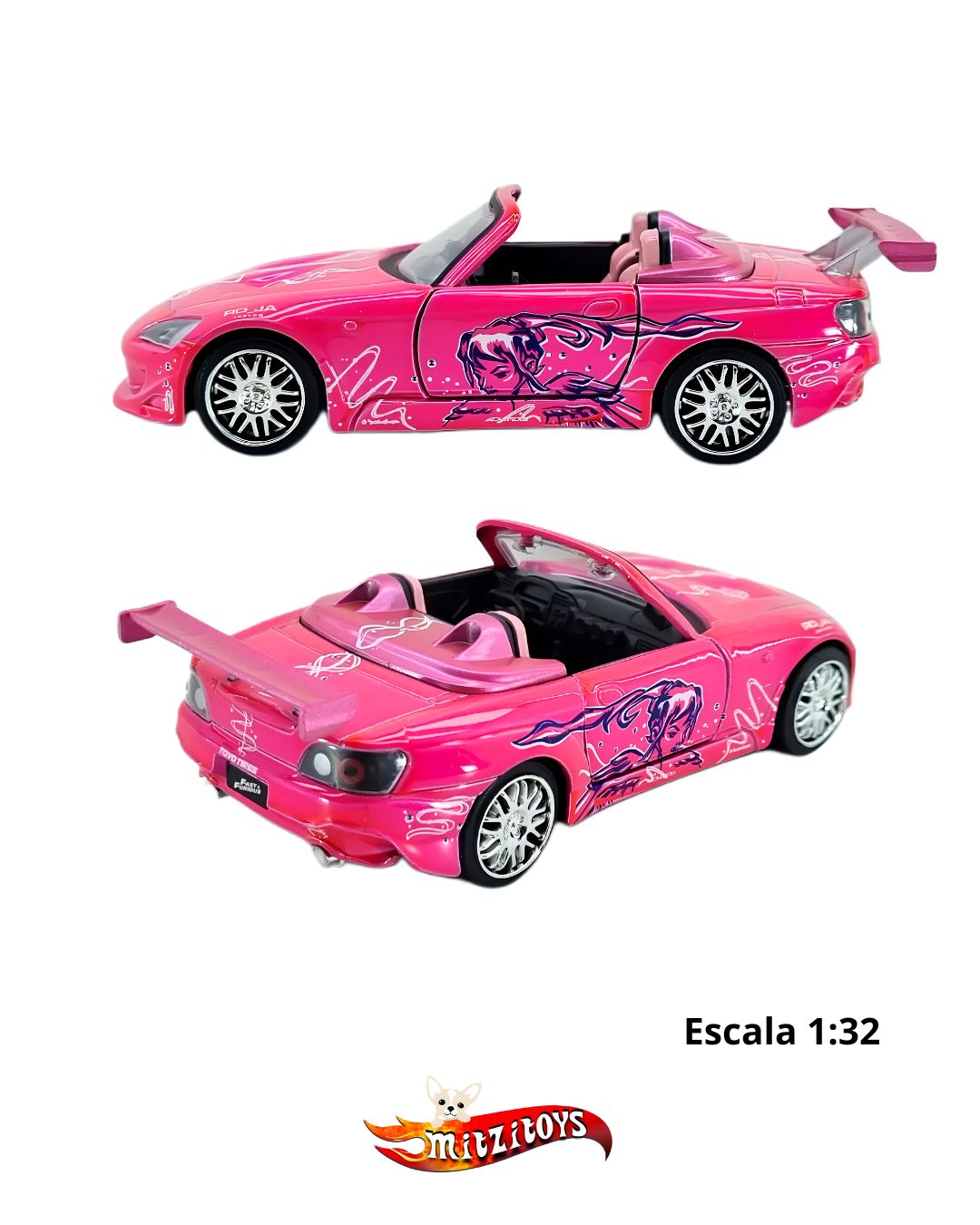 Suki's Honda S2000 Fast & Furious Candy Finish (Escala 1:32) - Jada Toys