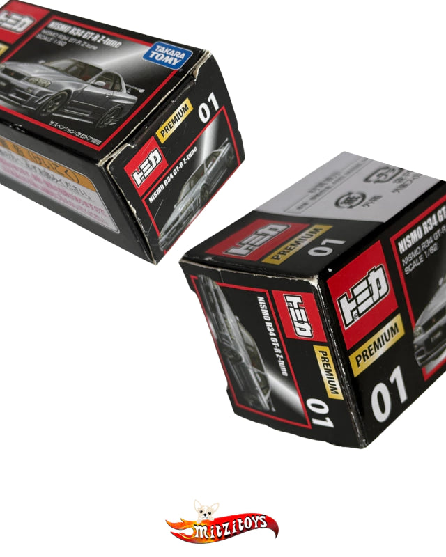 NISMO R34 GT-R Z-tune - Tomica Premium 01 (Escala 1:62)