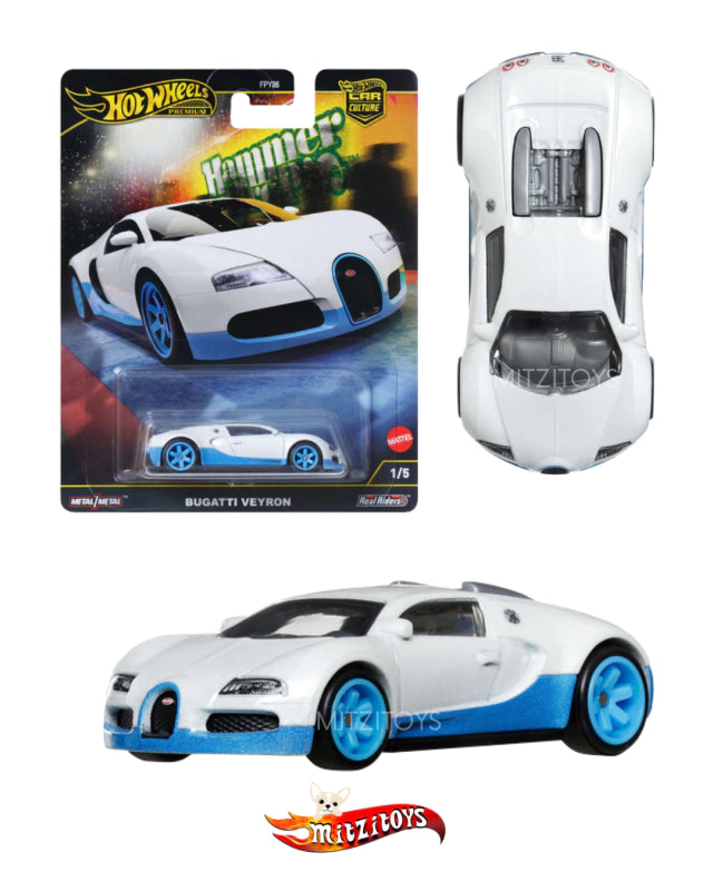 Bugatti Veyron Hammer - Hot Wheels Premium - Car Culture Hammer Drop 1/5