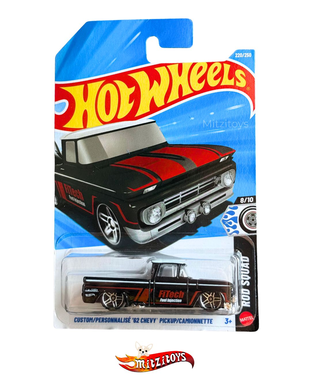 Custom '62 Chevy Pickup - Hot Wheels (Rod Squad 220/250)
