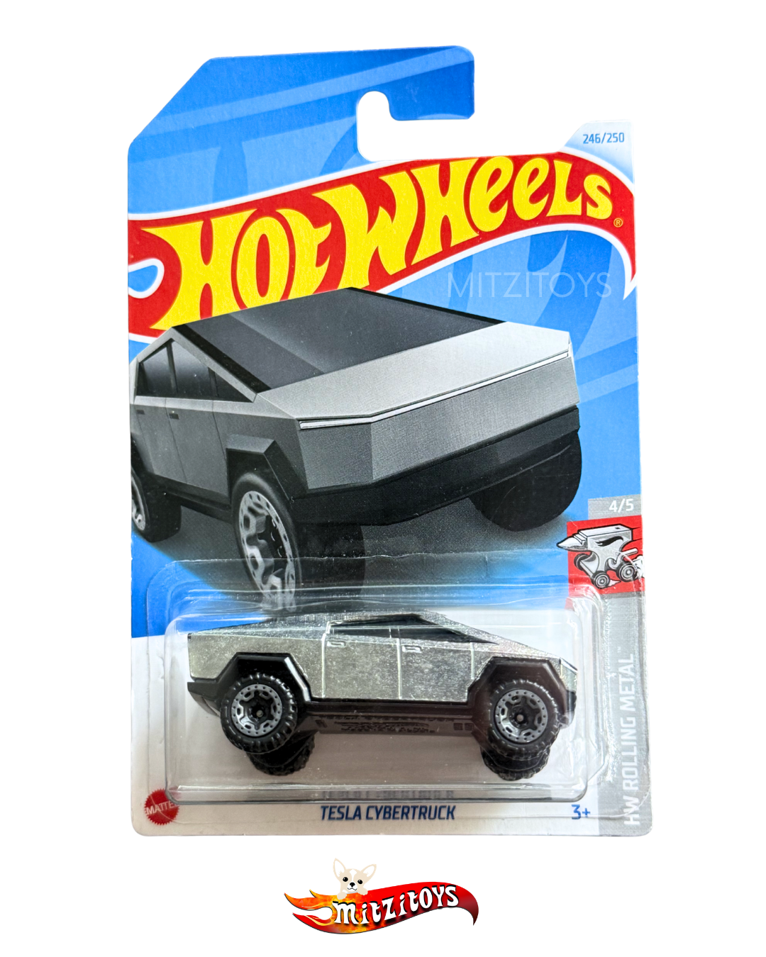 Tesla Cybertruck - HW Rolling Metal (4/5) Hot Wheels