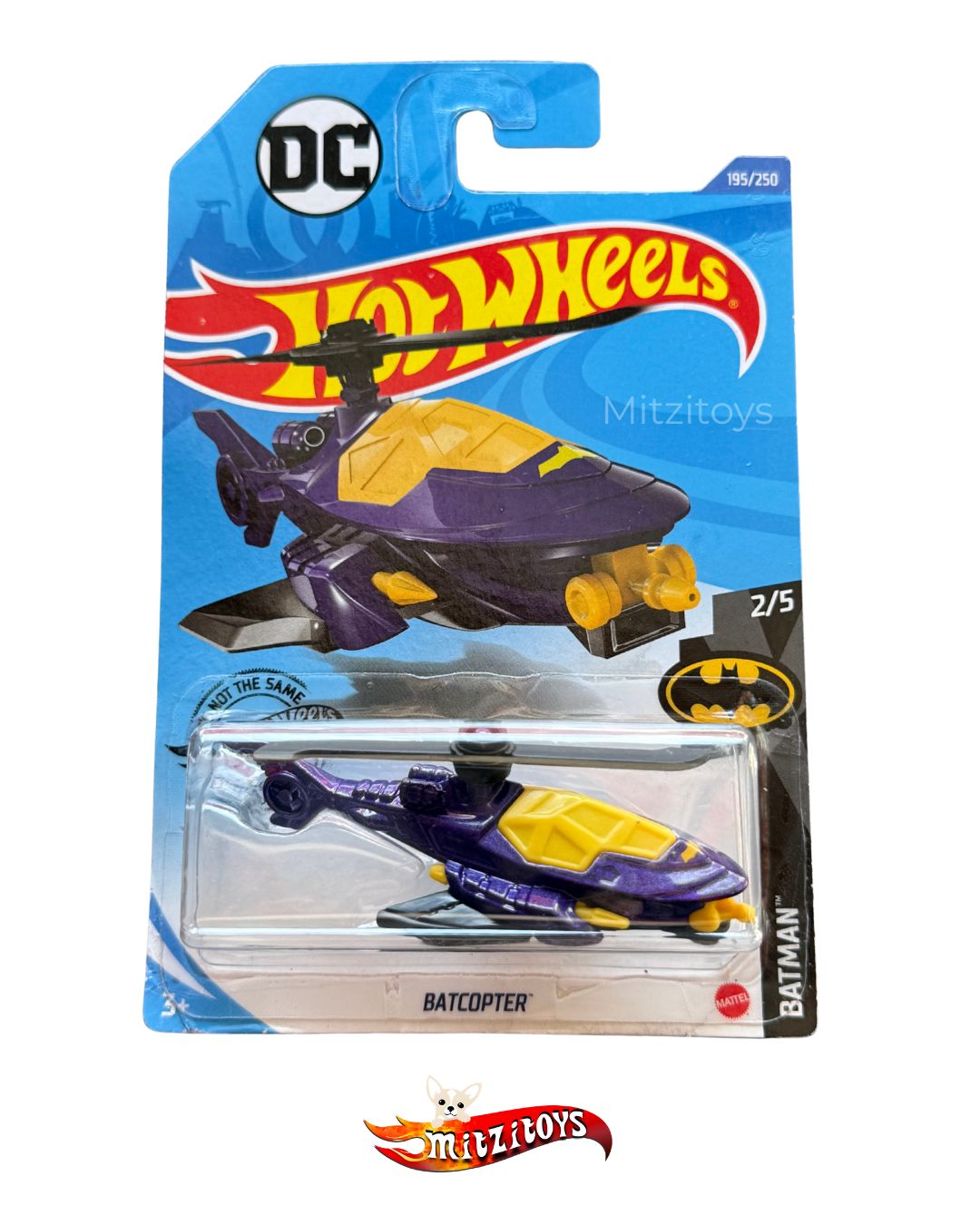 Batcopter (2/5) - Batman - Hot Wheels básico