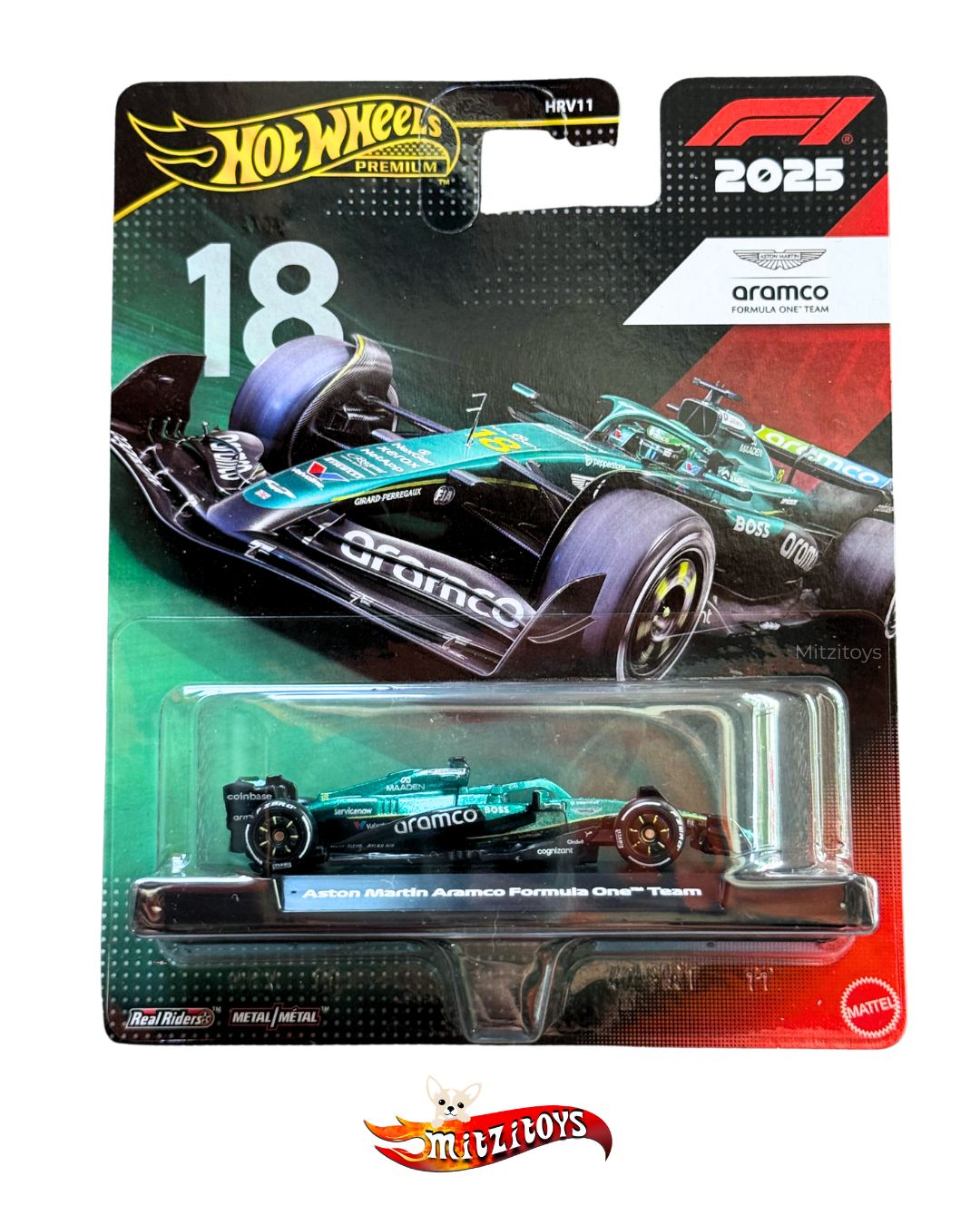 Aston Martin Aramco Formula One Team #18 - F1 2025 - Hot Wheels Premium