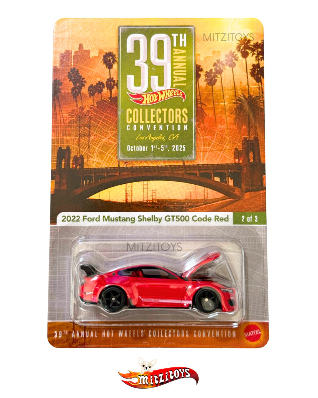 2022 Ford Mustang Shelby GT500 Code Red - 39th Annual Hot Wheels Collectors Convention Los Angeles(2/3)