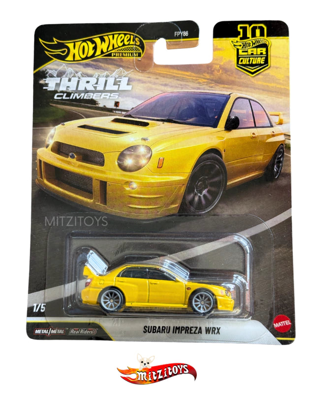 Subaru Impreza WRX (Bugeye) - Hot Wheels Premium - Car Culture: Thrill Climbers (#1/5)