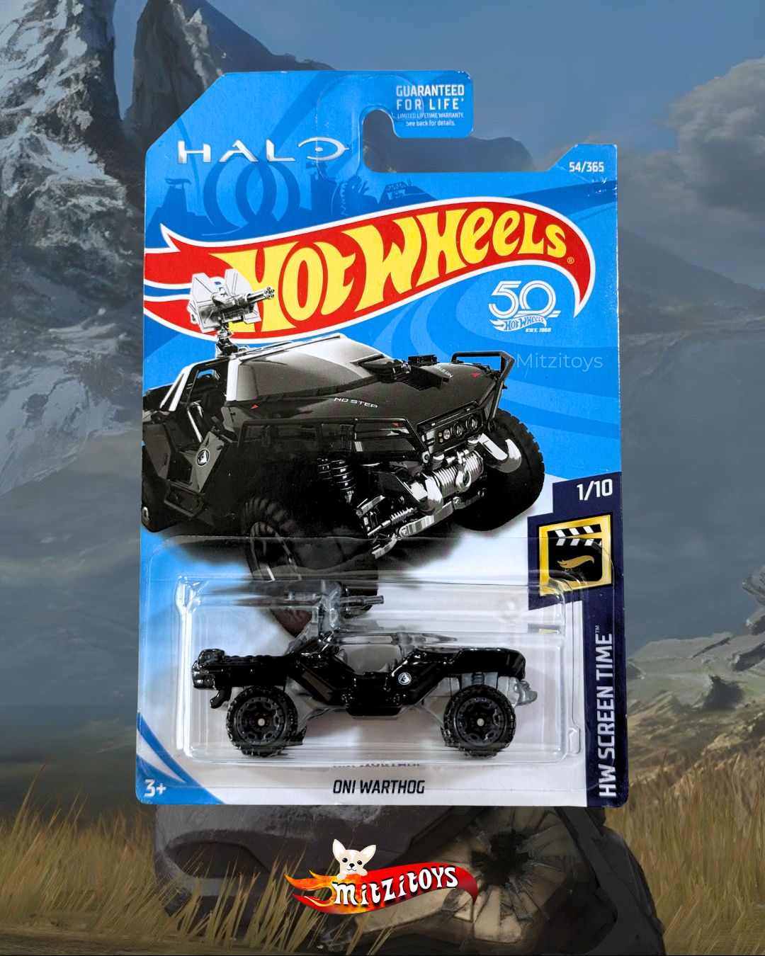 ONI Warthog (1/10) - HW Screen Time - Hot Wheels Básico