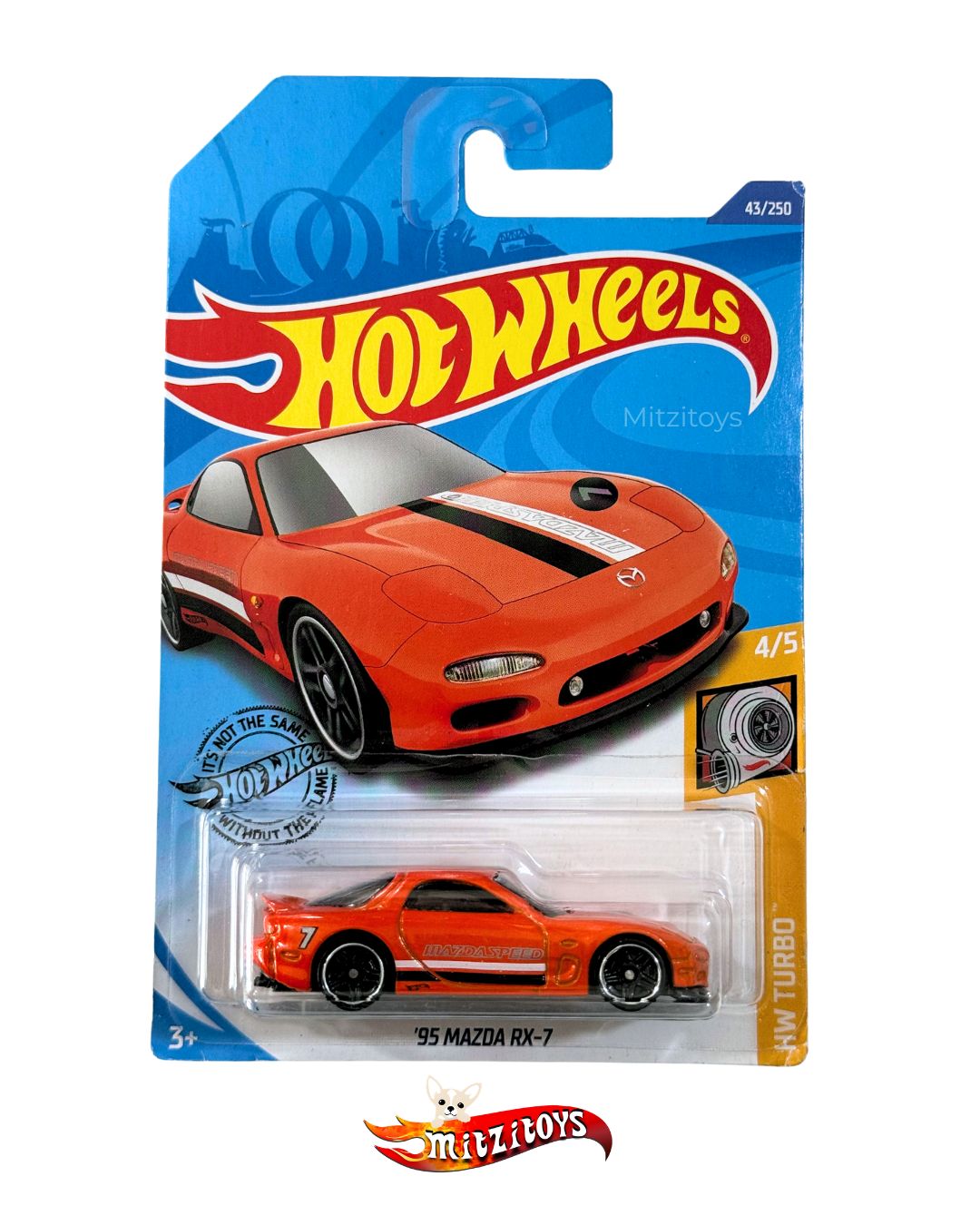 '95 Mazda RX-7 (4/5) - HW Turbo - Hot Wheels Básico