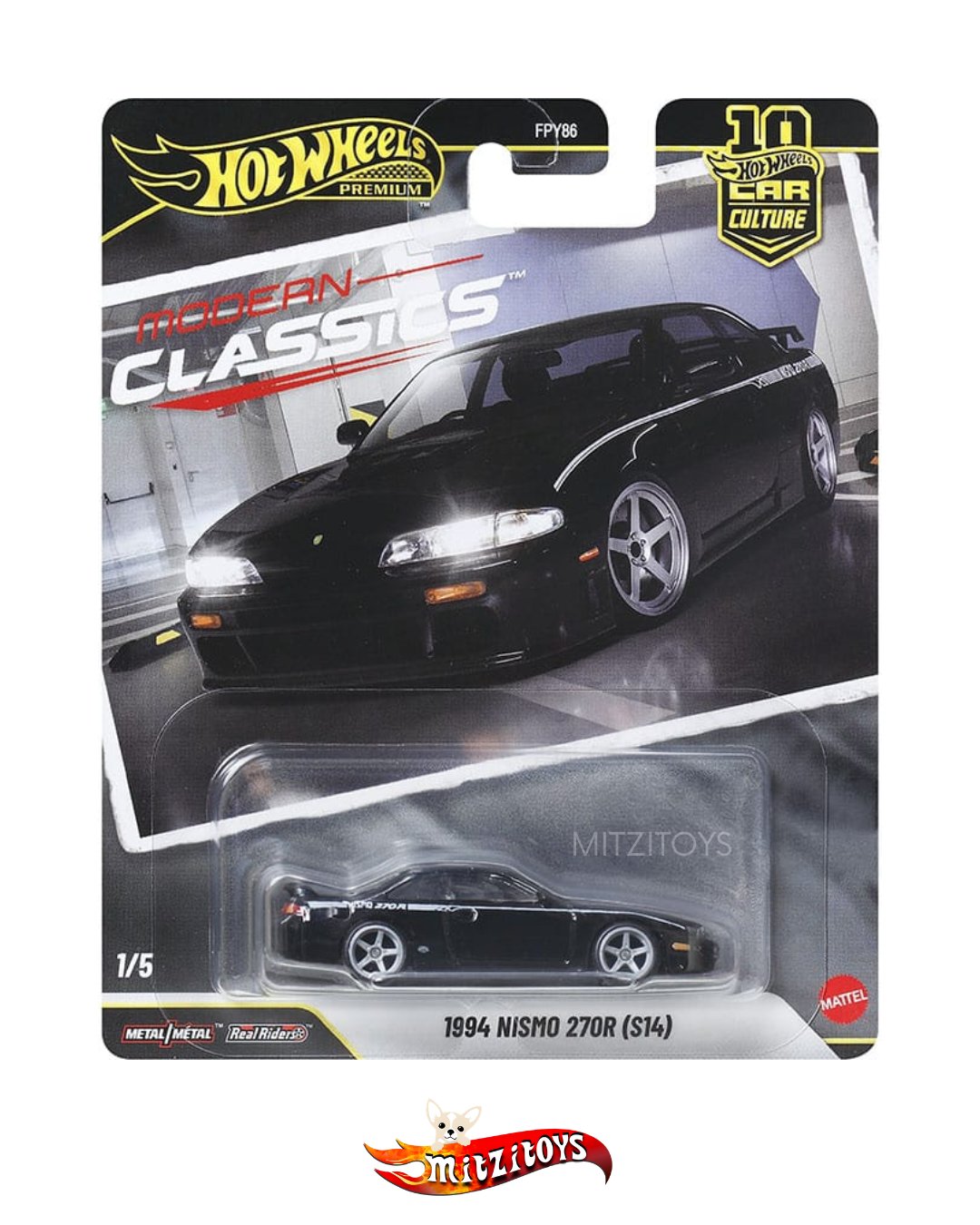 1994 Nissan Silvia Nismo 270R (S14) Negro Car Culture: Modern Classics Hw Premium