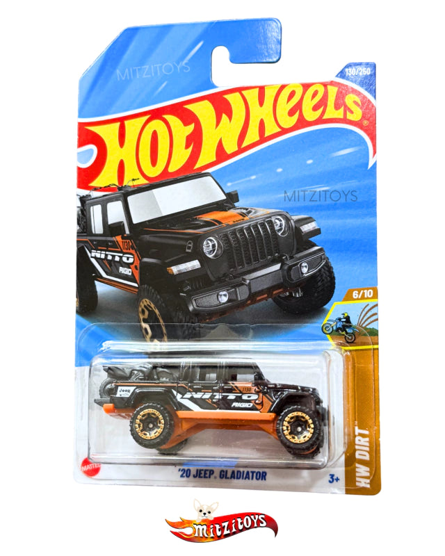 '20 Jeep Gladiator Negra - Hot Wheels - HW Dirt (6/10)