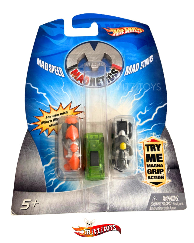 Micro Madnetics 3-Pack - Hot Wheels (Magnet Power)