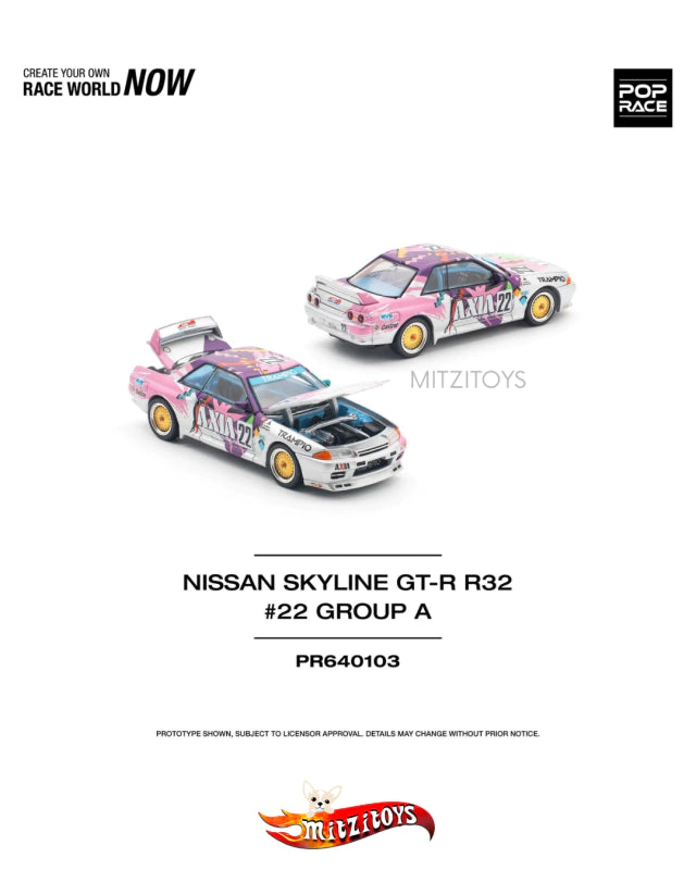 Skyline GT-R (R32) "Axia" - Pop Race (PR64-103)