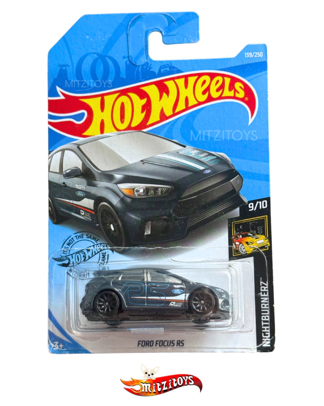 Ford Focus RS Gris - Hot Wheels - Nightburnerz (9/10)