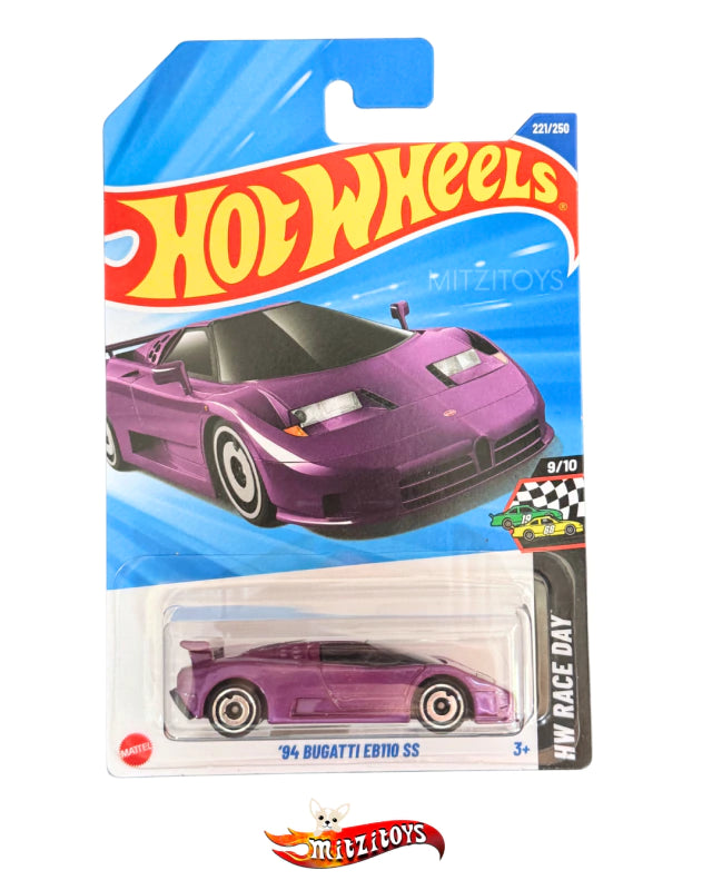’94 Bugatti EB110 SS Morado - Hot Wheels HW Race Day (9/10)