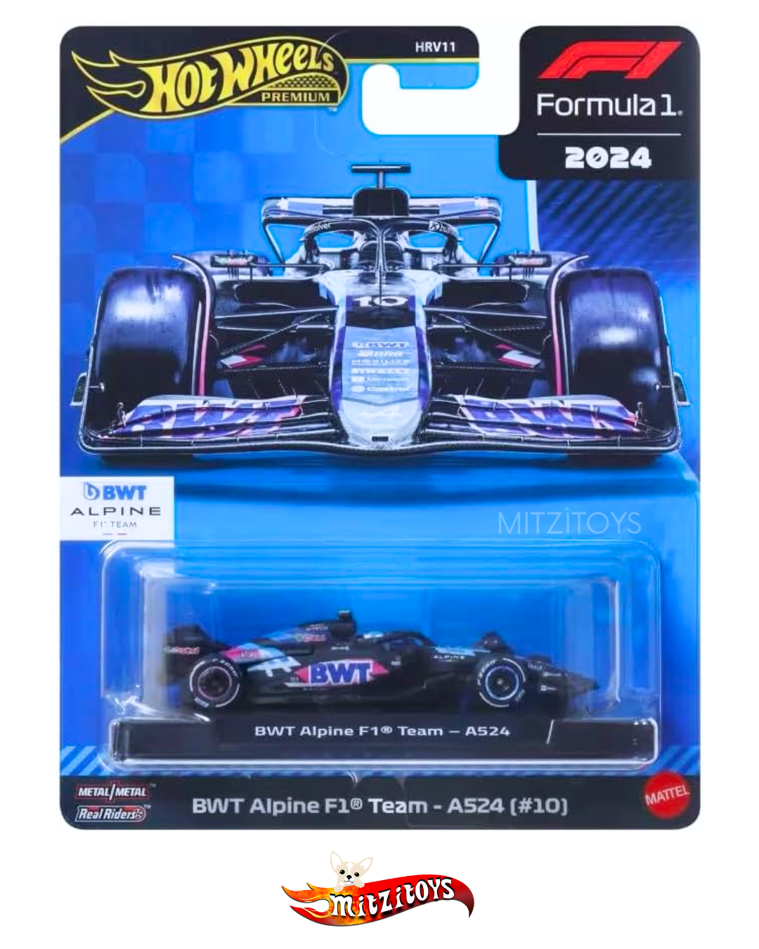 BWT Alpine F1 Team A524 (#10) Pierre Gasly Formula 1 - Hot Wheels Premium 2024