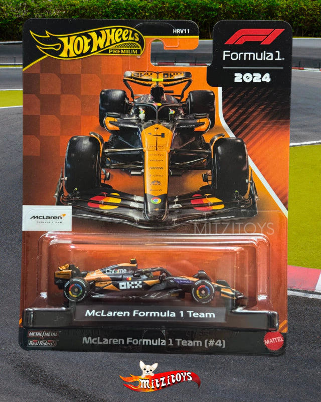 McLaren Formula 1 Team (#4) Lando Norris - Hot Wheels Premium F1 (2024)