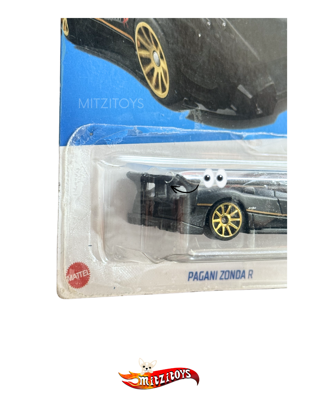 Pagani Zonda R Negro Detalle - Hot Wheels: HW Exotics (215/250)