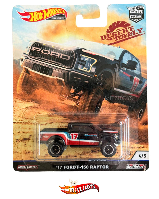 '17 Ford F-150 Raptor - Hot Wheels Premium: Car Culture - Desert Rally (4/5)