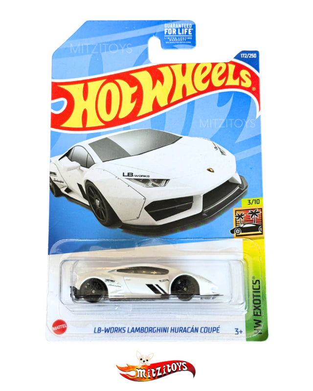 LBWK -Works Lamborghini Huracán Coupé Blanco - Hot Wheels - HW Exotics (3/10)