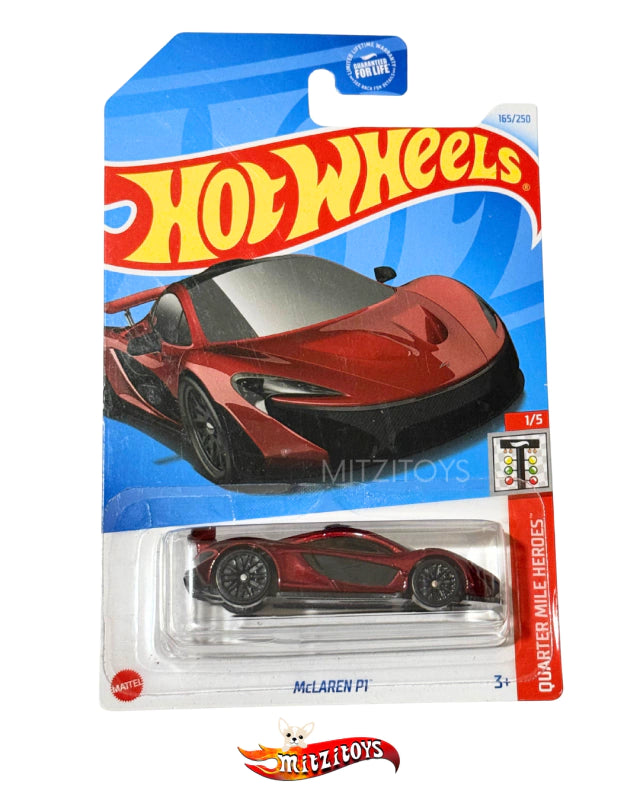 McLaren P1 Rojo - Hot Wheels - Quarter Mile Heroes (1/5)