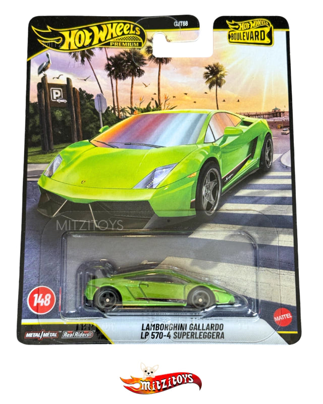 Lamborghini Gallardo LP 570-4 Superleggera - Hot Wheels Premium - Boulevard (#148)