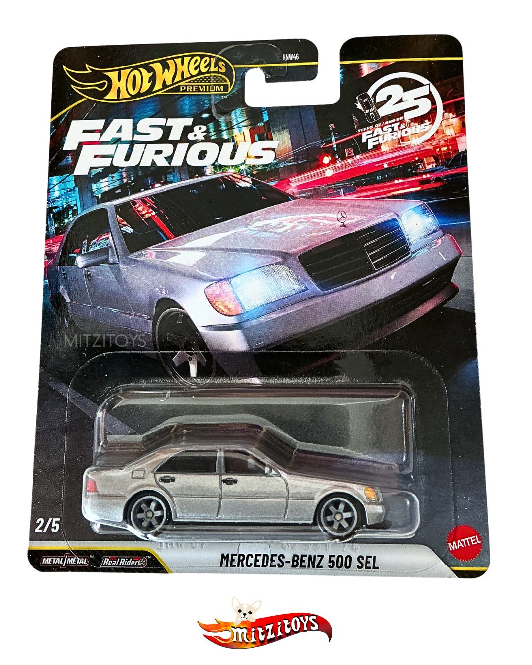 Mercedes-Benz 500 SEL 2/5 - Fast & Furious - Hot Wheels Premium