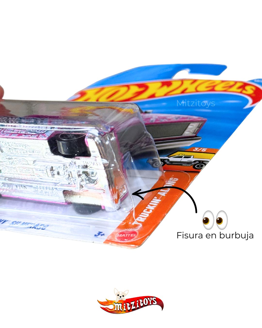 (DETALLE) '83 Chevy Silverado - Hot Wheels (Truckin' Along 42/250)