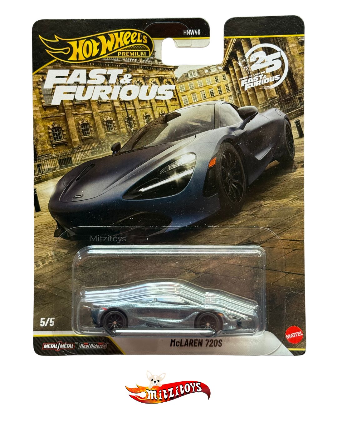 McLaren 720S (5/5) - Fast & Furious - Hot Wheels Premium