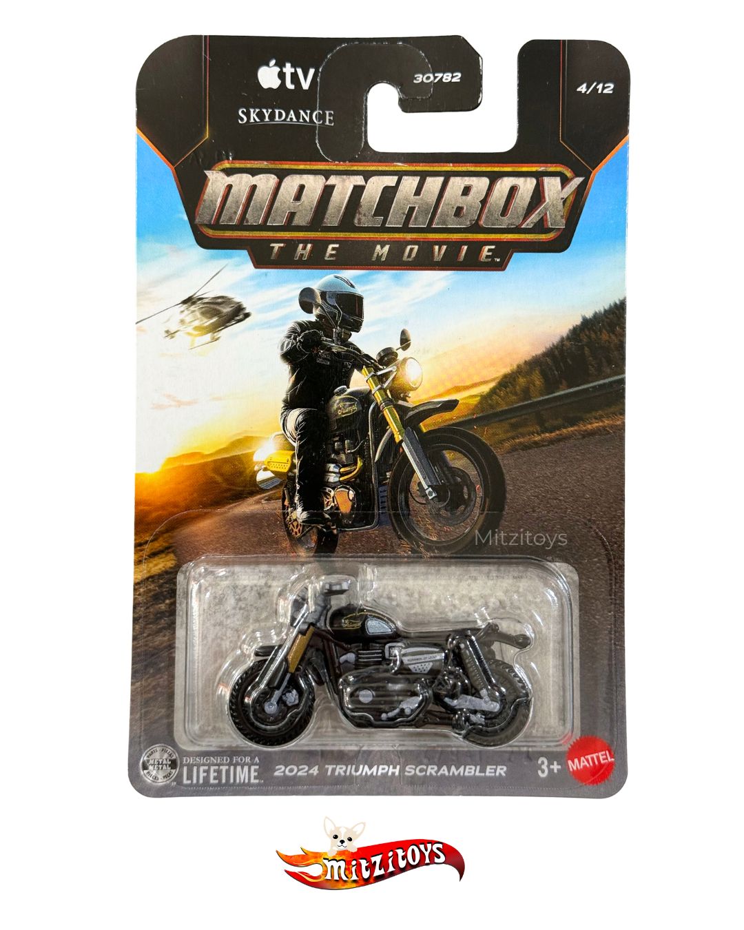 2024 Moto Triumph Scrambler (4/12) - The Movie - Matchbox