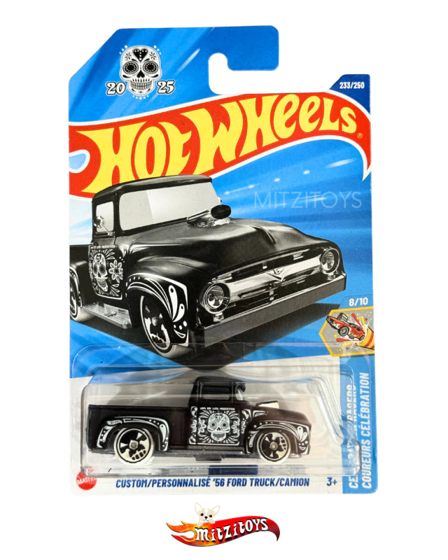 Custom '56 Ford Truck - Hot Wheels Celebration Series (8/10) - Edición Día de Muertos 2025