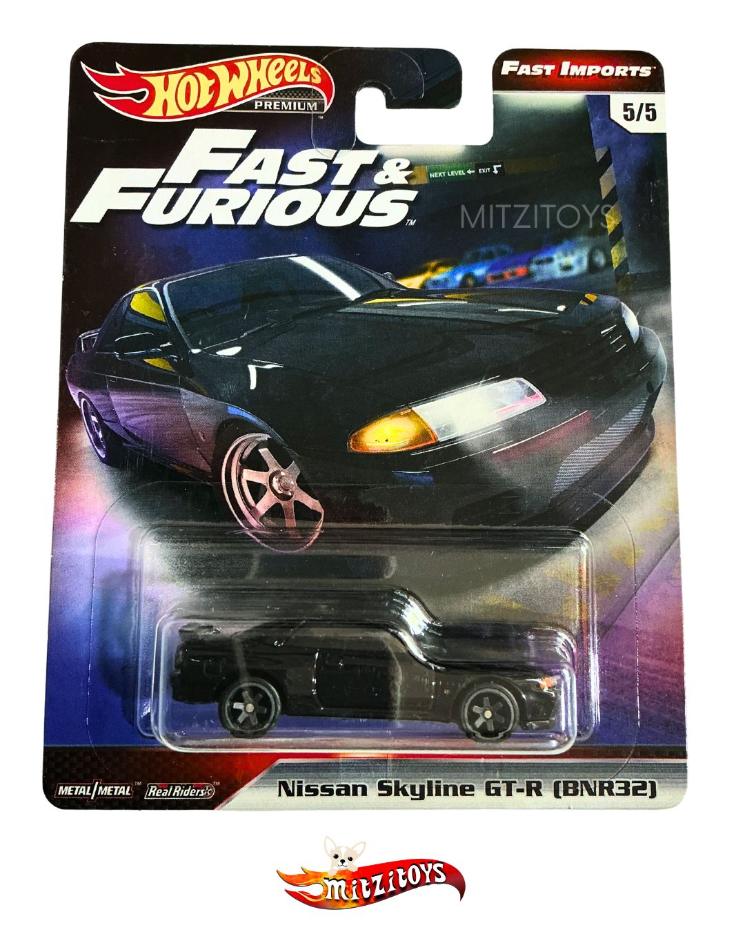 Nissan Skyline GT-R (BNR32) 5/5 - Fast & Furious: Fast Imports - Hot Wheels Premium