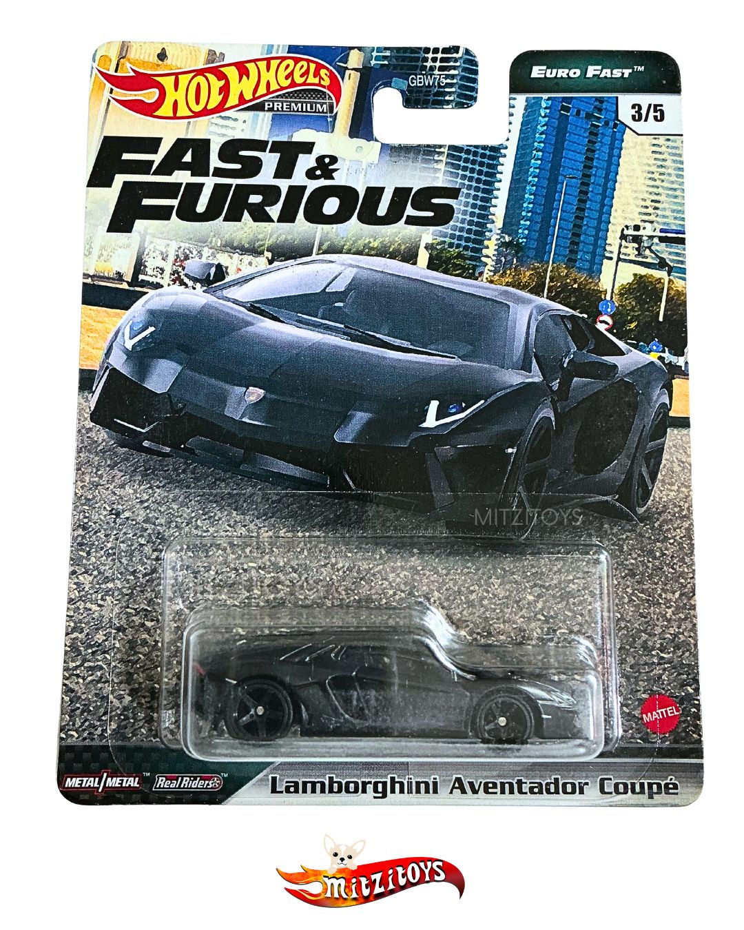 Lamborghini Aventador Coupé 3/5 - Fast & Furious: Euro Fast - Hot Wheels Premium