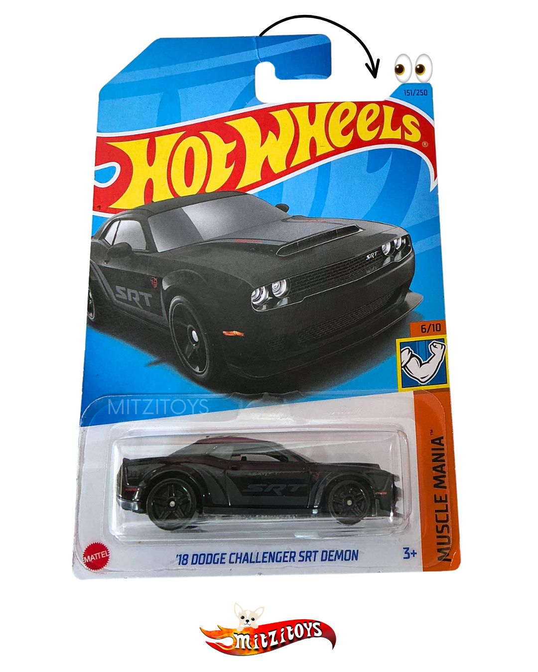 '18 Dodge Challenger SRT Demon 6/10 - Muscle Mania - (Detalle)