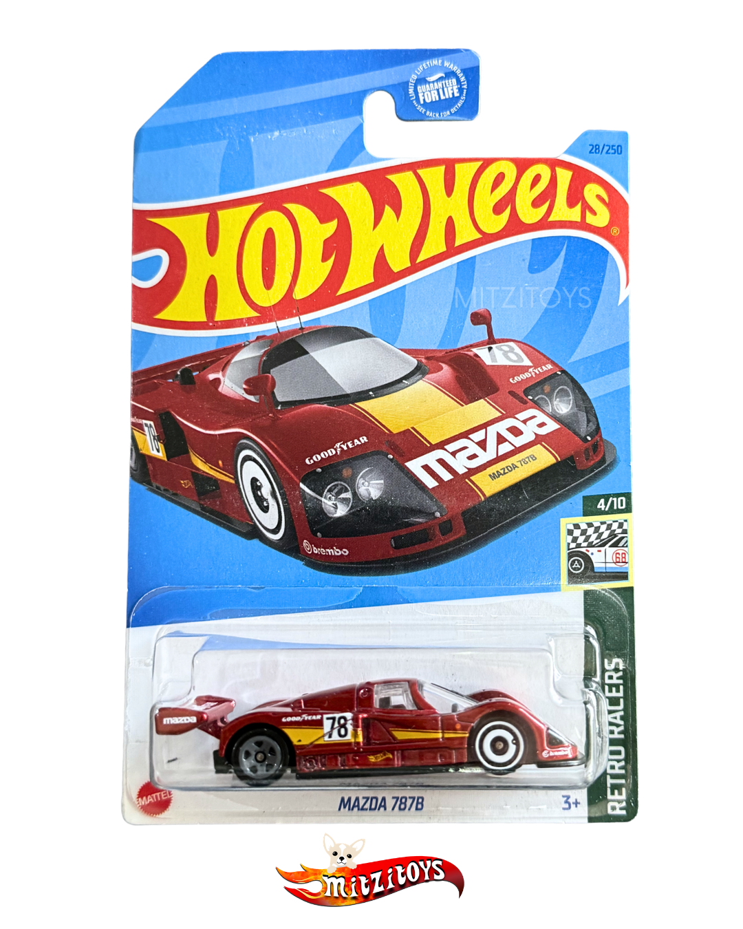 Mazda 787B; Rojo; #28/250; Retro Racers (4/10); Hot Wheels Básico