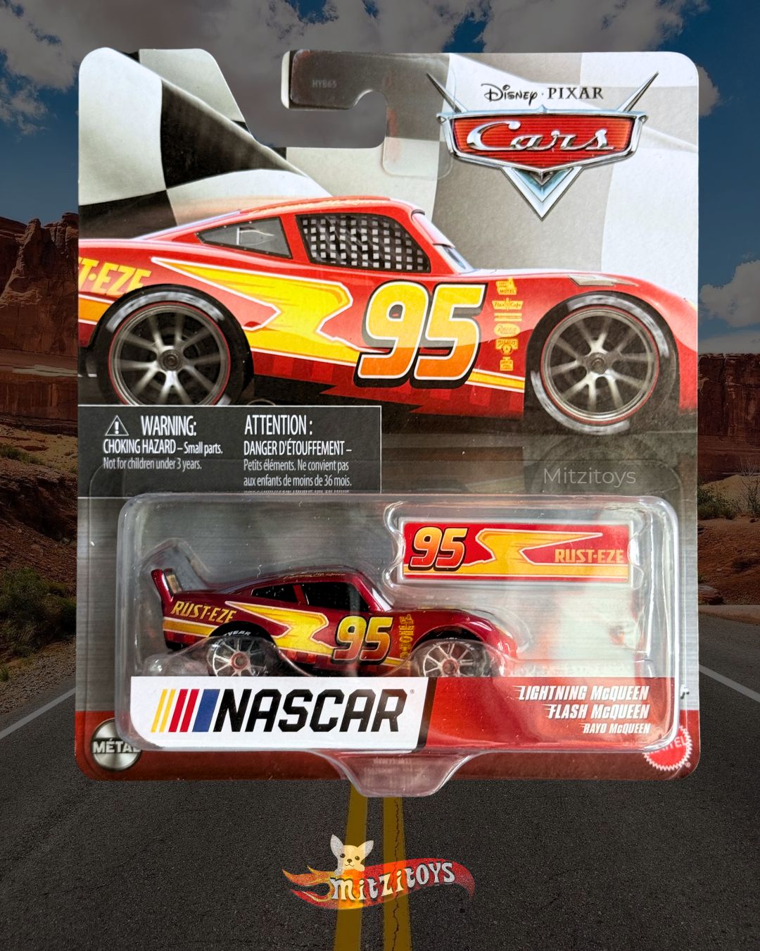 Lightning McQueen (NASCAR) - Disney Pixar Cars - Mattel