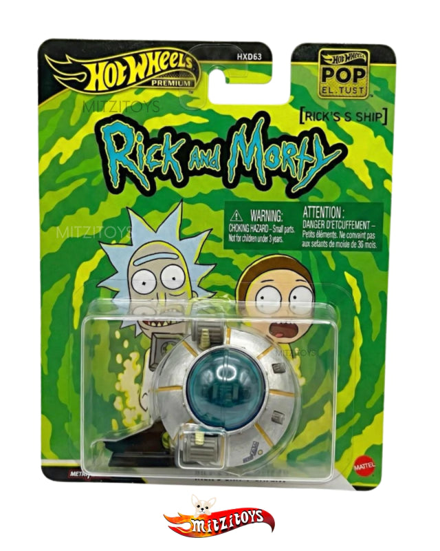 Rick's Ship Rick and Morty - Hot Wheels Premium - Pop Culture