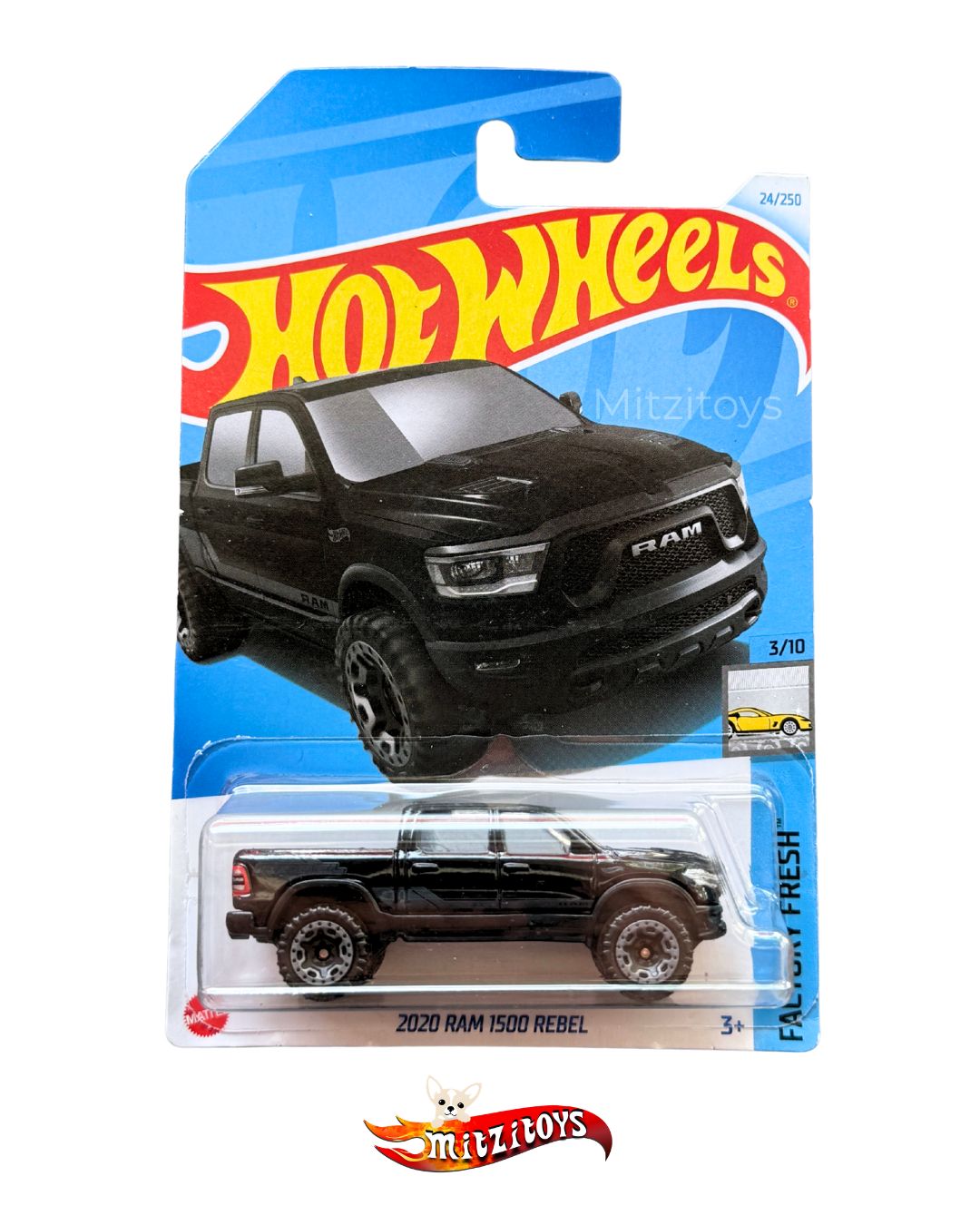 2020 Ram 1500 Rebel (3/10) - Factory Fresh - Hot Wheels básico