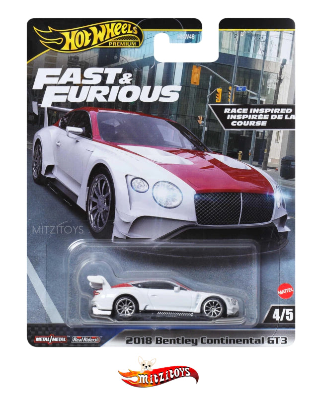 2018 Bentley Continental GT3 - Hot Wheels Premium - Fast & Furious 4/5
