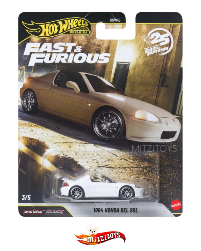 1994 Honda del Sol - Hot Wheels Premium - Fast & Furious (3/5)