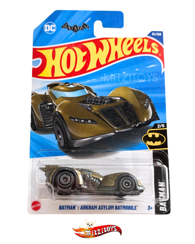 Batman: Arkham Asylum Batmobile (Bronce), Batman 2/5; Hot Wheels Básico
