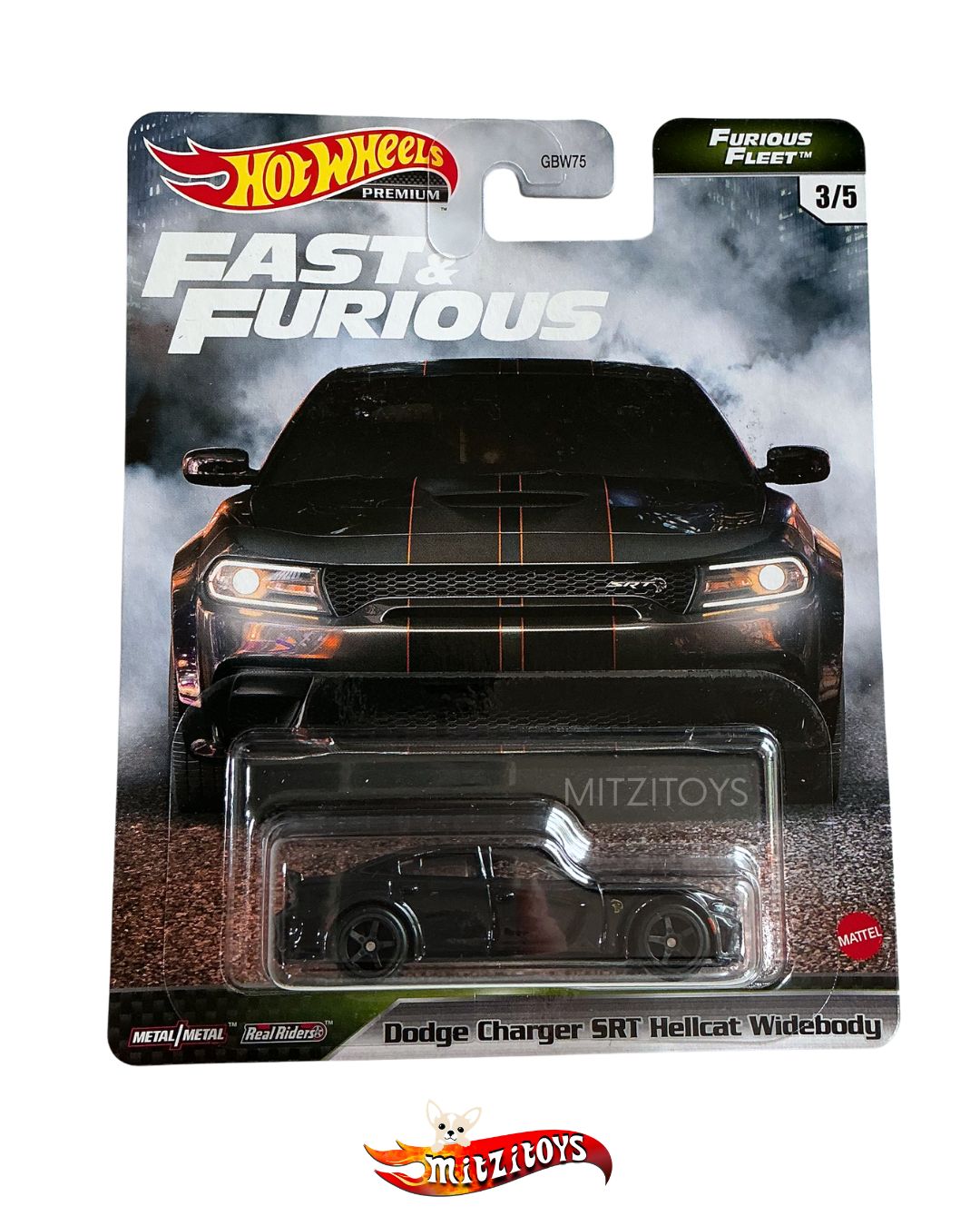 Dodge Charger SRT Hellcat Widebody (3/5) - Fast & Furious: Furious Fleet - Hot Wheels Premium