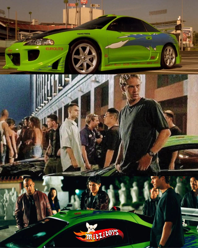 1995 Mitsubishi Eclipse (Brian O'Conner)- Hot Wheels Silver Series - Fast & Furious 1/5