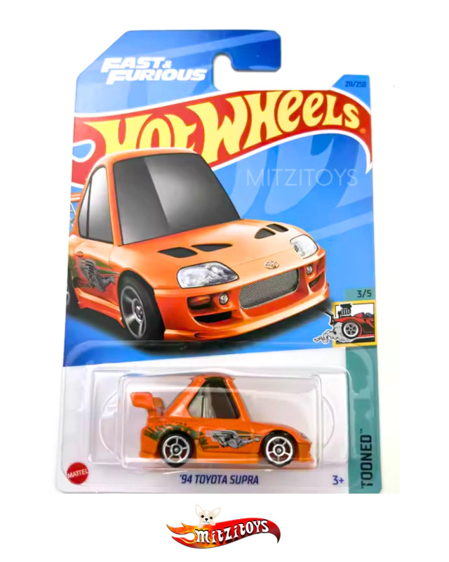 '94 Toyota Supra Tooned - Hot Wheels - Fast & Furious Básico