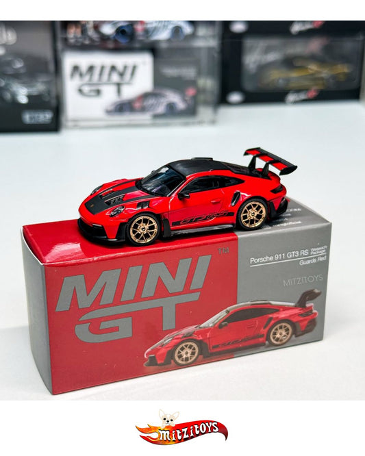 Porsche 911 GT3 RS Guards Red (#1060) - Mini GT 1:64