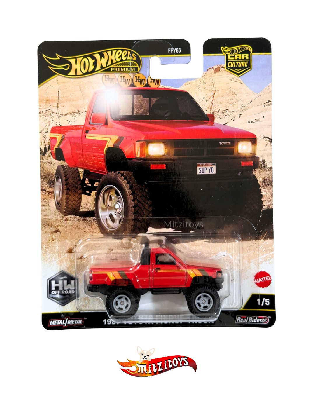 1987 Toyota Pickup Truck (1/5) - HW Off Road - Hot Wheels Premium