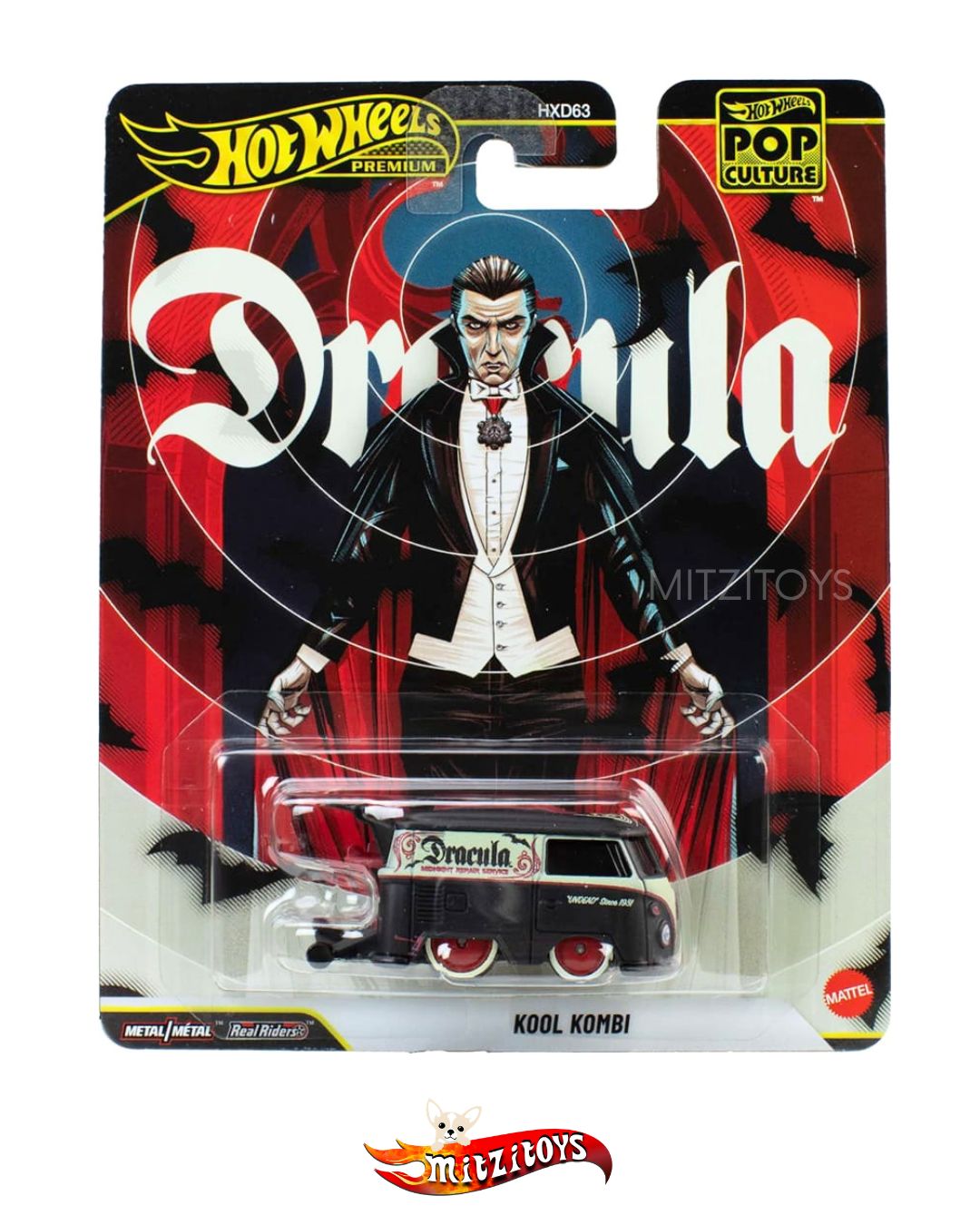 Kool Kombi Volkswagen - Pop Culture Dracula (Universal Monsters) - Hot Wheels Premium