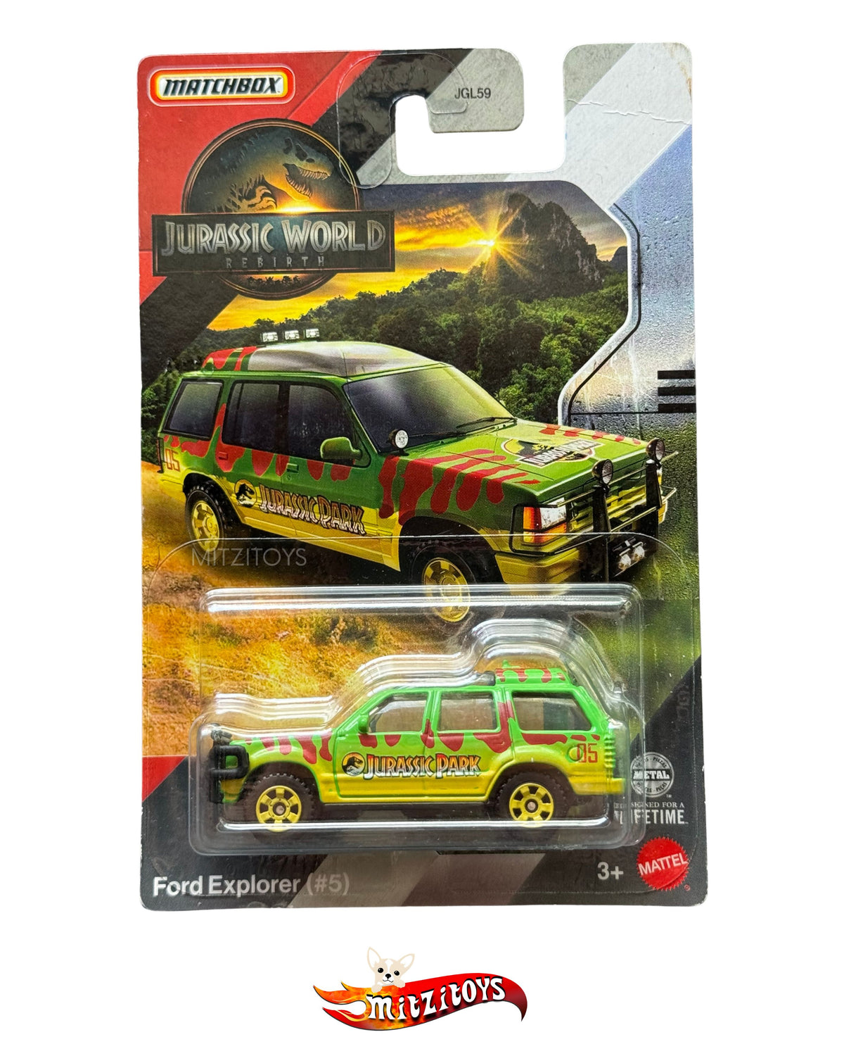 Ford Explorer (#5) - Jurassic World Rebirth - Matchbox