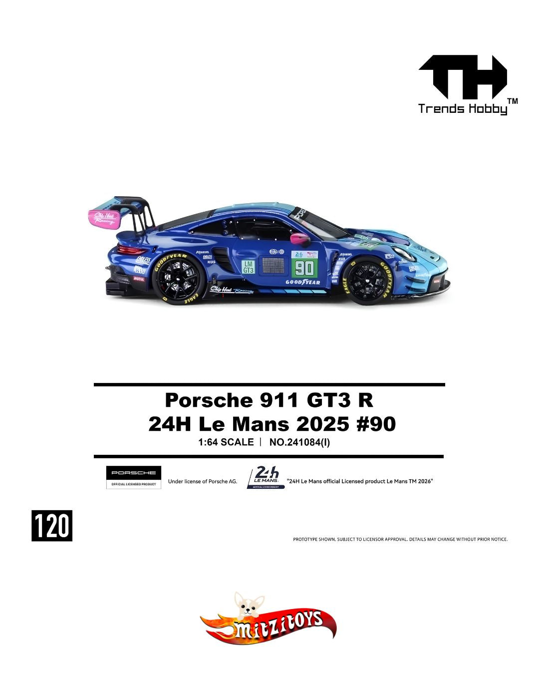 Porsche 911 GT3 R 24H Le Mans #90 - Trends Hobby