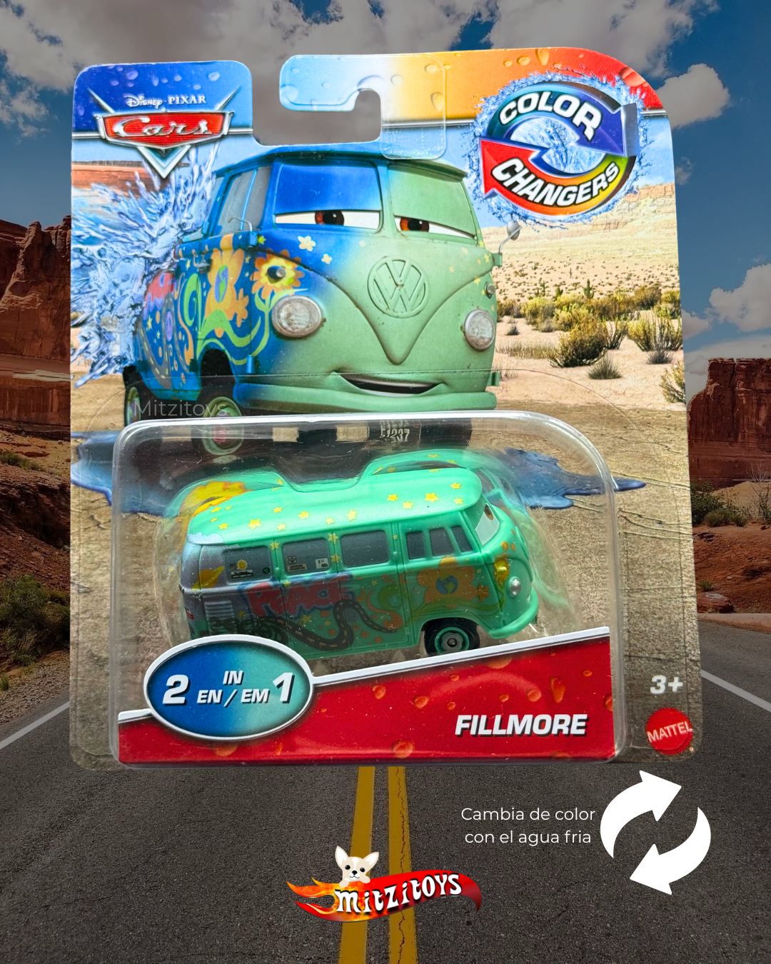 Fillmore - Disney Pixar Cars (Color Changers)